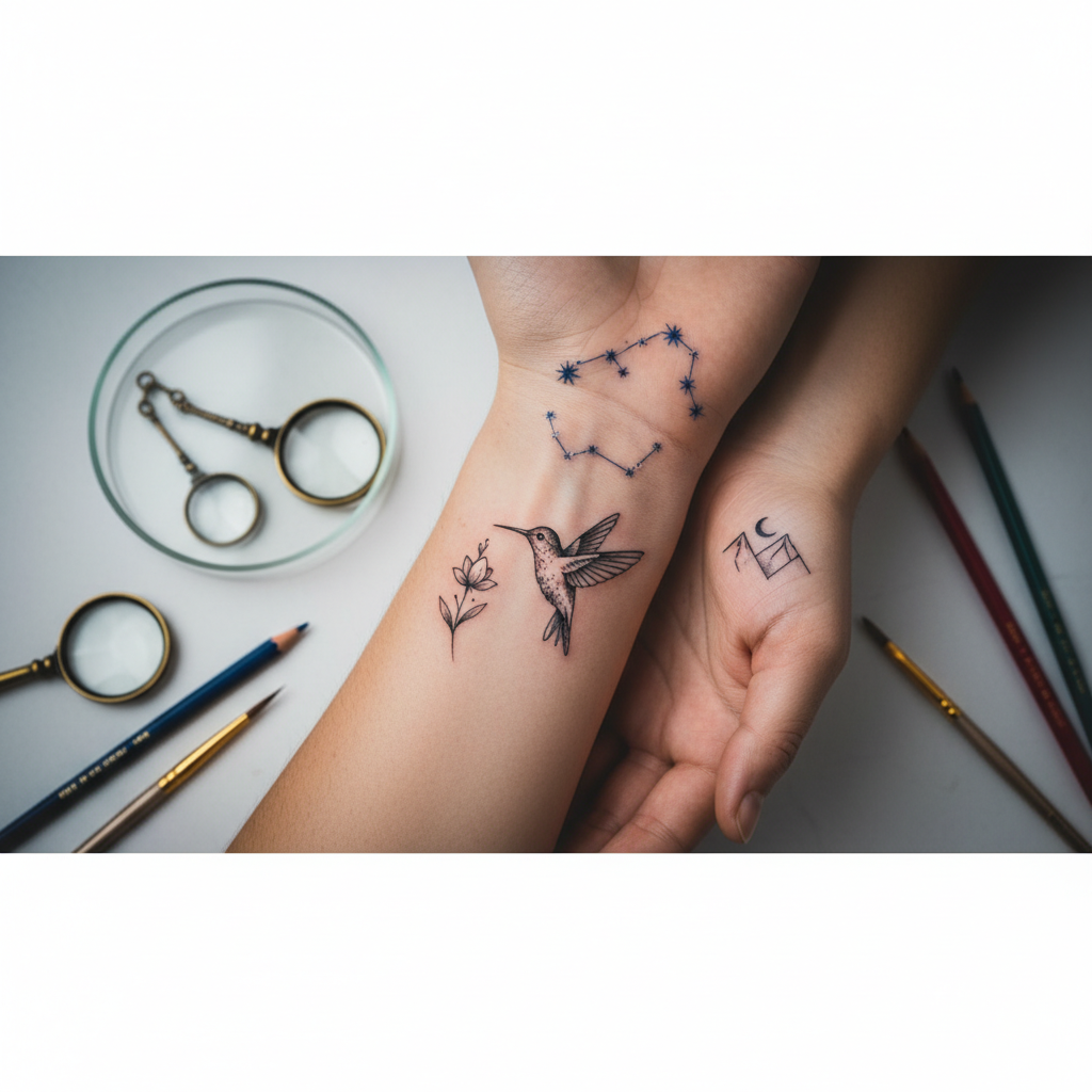 Microtatuajes: el arte de lo diminuto