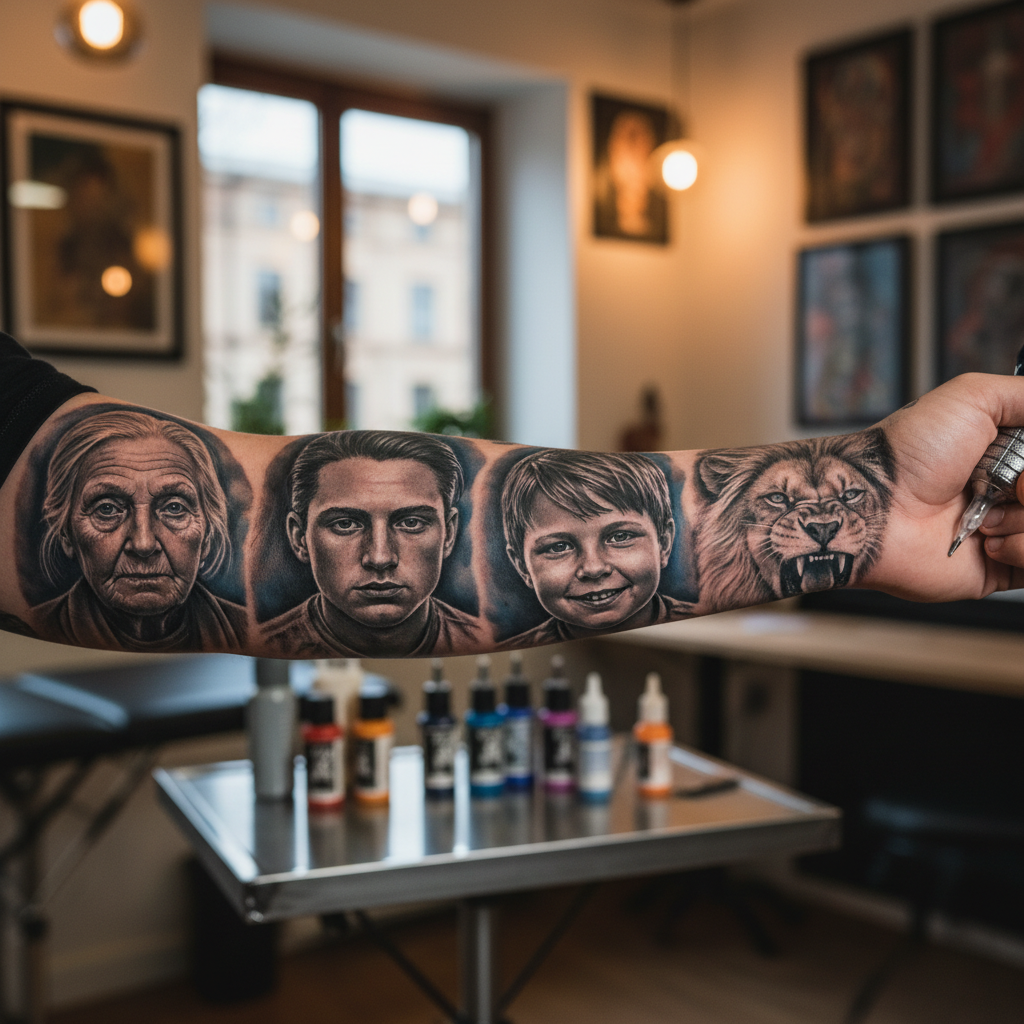 Retratos tatuados: hiperrealismo en tu piel