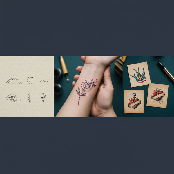 Tatuajes para principiantes: Estilos ideales para empezar